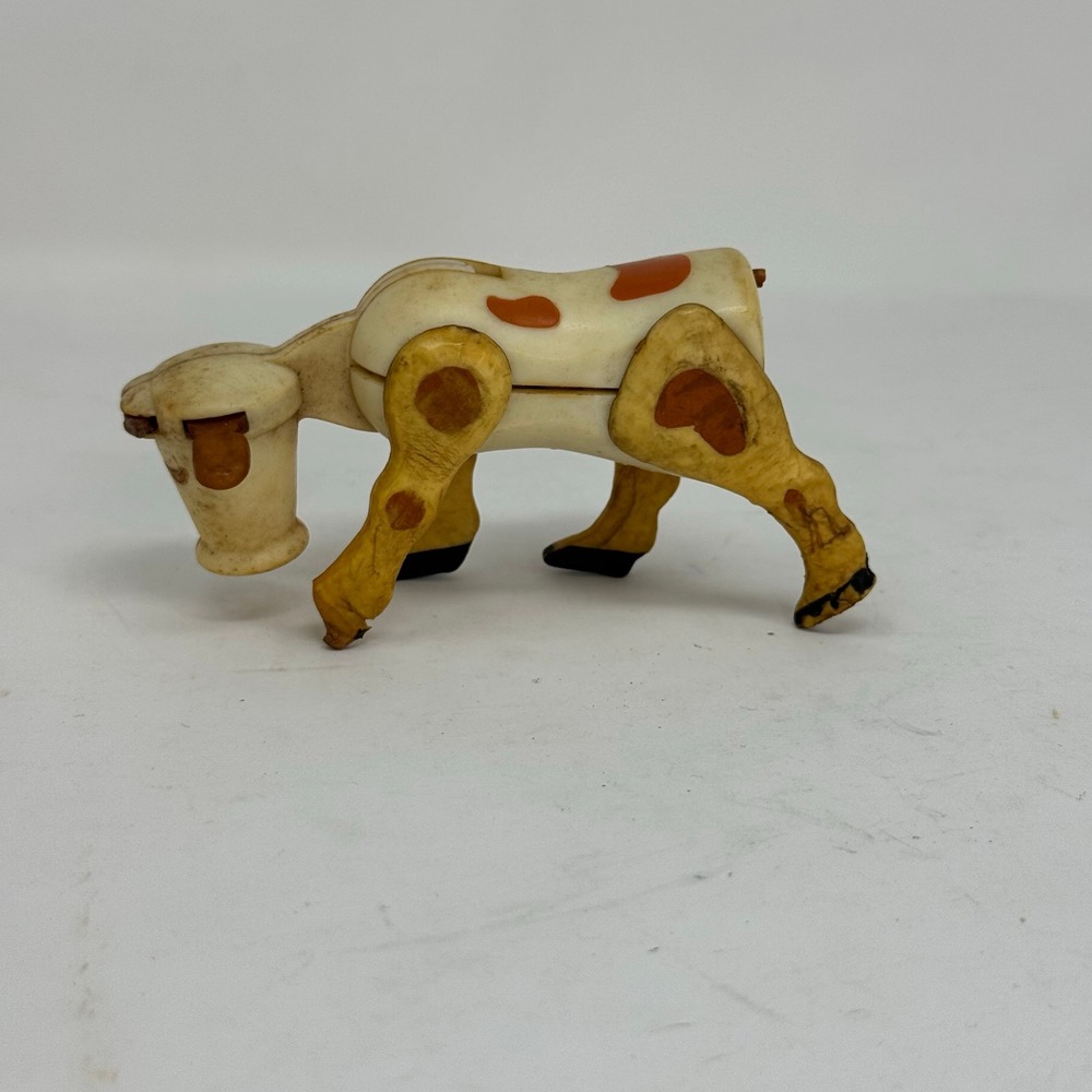 Vintage Little People Toy Cow Original Hong Kong Farm Playset